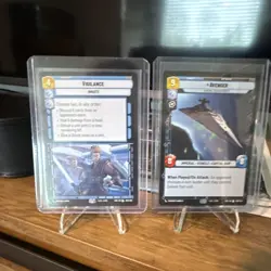 Star Wars Unlimited Vigilance & Avenger Event Space Card Lot (2 Cards) - Image 1