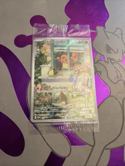 Pokemon TCG Obsidian Flames Charmander Sealed Promo Card 044 - Image 1