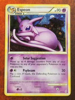 Pokemon Espeon Holo Rare TCG Card 4/95 Call of Legends Series 2011 - Image 1