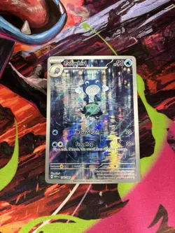 Pokemon TCG Poliwhirl Full Art 176/165 151 Card in NM/M Condition - Image 1