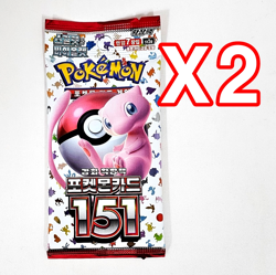 Pokemon TCG Card 151 Black Bolt White Flare 6PACKS Booster Factory Sealed KOREAN - Image 2