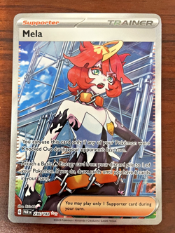 Pokemon card -Mela 236/182 - Paradox Rift 2023 - Ultra Rare - Holo - NM - Image 1