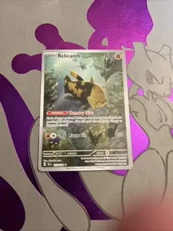 Pokemon TCG Relicanth Scarlet & Violet Temporal Forces Holo Card 173/162 - Image 1