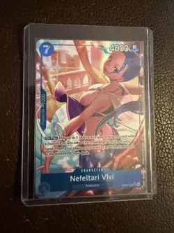 Nefeltari Vivi One Piece CCG Character Card EB04-025 4000 Power 7 Cost - Image 1