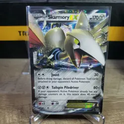Pokemon Skarmory EX XY 80/146 Ultra Rare Full Art Holo Basic HP170 Metal Card - Image 1