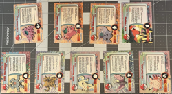 Pokemon Topps TV Animation Edition Series 1 Non holo Lot of 9 Cards - Image 2