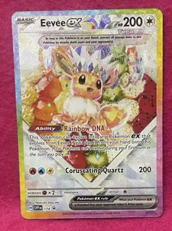 💎Eevee ex 174 💎Scarlet & Violet Promo Card Full Art Holo Pokemon TCG - Image 4