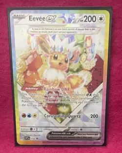 💎Eevee ex 174 💎Scarlet & Violet Promo Card Full Art Holo Pokemon TCG - Image 5