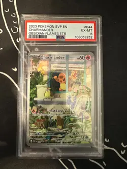 Charmander 044 Sv: Scarlet & Violet Promo Cards Holo PSA 6 - Image 1