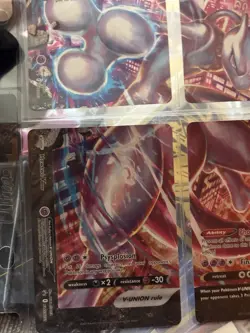 Pokemon Mewtwo V-UNION Promo Card Lot Sword & Shield SV54-57/SV119 2021 English - Image 2