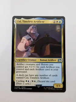 Cid, Timeless Artificer - UB Final Fantasy - (0216) - NM - Image 1