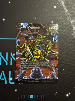 Waves of Aggression Teenage Mutant Ninja Turtles Borderless Mythic Rare - Image 1