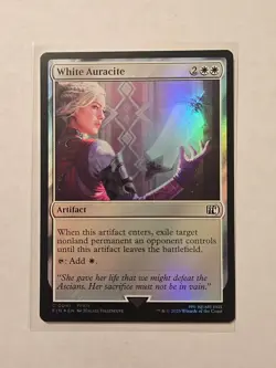 White Auracite (Foil) - Final Fantasy - LP - Common - Artifact - Image 1