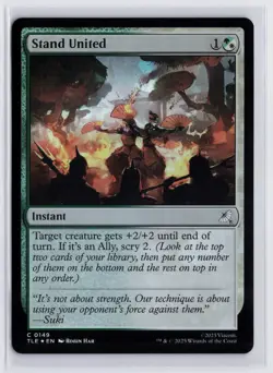 NM Foil Stand United, MTG, Avatar: The Last Airbender, Magic the Gathering, 149 - Image 1