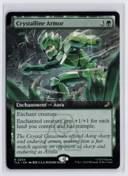 Crystalline Armor (Extended Art) MTG Avatar: The Last Airbender: Eternal-Legal - Image 1