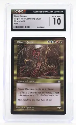 Magic The Gathering MTG Sliver Queen Stronghold CGC 10 Gem Mint - Image 1