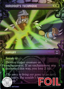 Shredder's Technique Showcase Foil - Teenage Mutant Ninja Turtles - 232 NM - Image 1