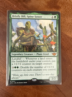 MTG Bristly Bill, Spine Sower Promo Outlaws of Thunder Junction NM Magic - Image 1