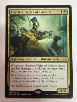 Hapatra, Vizier of Poisons Amonkhet #199 Rare - Image 1
