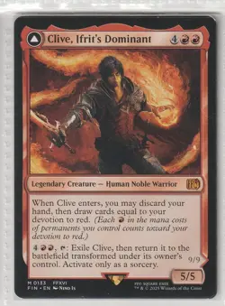MTG Clive, Ifrit's Dominant #133 FINAL FANTASY Normal Mythic NM - Image 1