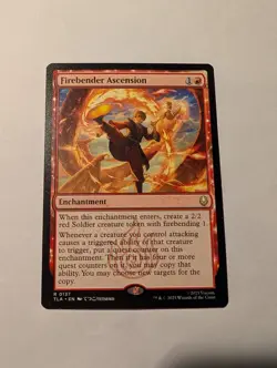 Firebender Ascension - TLA 0137 - NM - MTG Magic - Image 1
