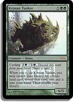 Krosan Tusker (FNM) FOIL Promo HEAVILY PLD Creature Special MAGIC CARD ABUGames - Image 1