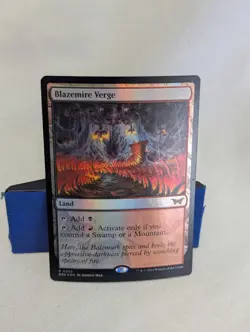 Blazemire Verge Duskmourn: House of Horror Foil Magic MtG 256 - Image 1
