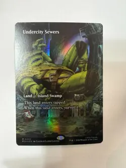 Undercity Sewers (Borderless FOIL) - MTG: Teenage Mutant TMNT - SHIPS NOW! - Image 1