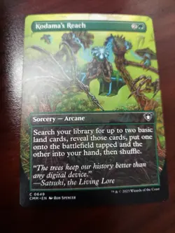Kodama's Reach (Borderless) Commander Masters Regular - Image 1