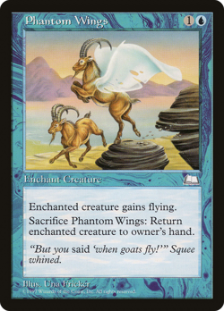 Phantom Wings (REGULAR) x1 - MTG Weatherlight WTH #49 - Image 1