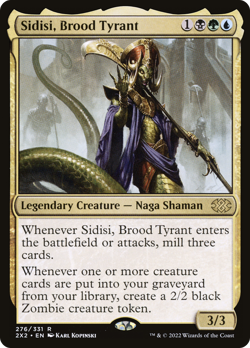 Sidisi, Brood Tyrant (FOIL) x1 - MTG Double Masters 2022 2X2 #276 - Image 1