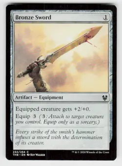 Theros Beyond Death #232 Bronze Sword - Image 1