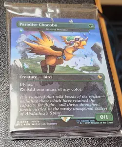 Sealed Paradise Chocobo 0483 + lands Pack from Chocobo bundle - Image 1