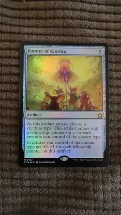 Magic: the Gathering / MtG Foil Banner of Kinship x1 Foundations - Image 1