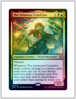1x The Infamous Cruelclaw, Foil, Magic the Gathering MTG NM - Image 1