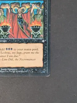 MTG Card - 1x Dark Ritual - Ice Age - HP - Vintage - Magic The Gathering - 1995 - Image 5