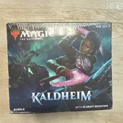 Magic the Gathering Kaldheim Bundle with 10 Draft Boosters Sealed NIB WOTC 2021 - Image 1