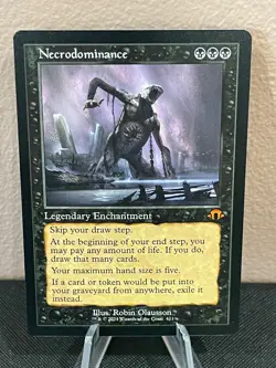 Necrodominance * Retro Frame * MTG Modern Horizons 3 MH3 Mythic Rare Non-Foil - Image 1