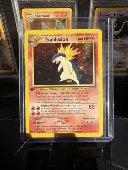 Pokemon Typhlosion 18/111 1st Edition Neo Genesis Holo LP - Image 2