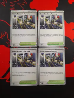 [4x Playset] Team Rocket's Factory 173/182 SV10: Destined Rivals (DRI) Pokemon - Image 1