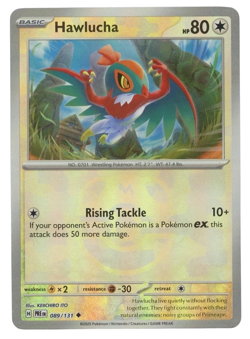 POKEMON TCG HAWLUCHA 089/131 MASTER BALL PATTERN SV: PRISMATIC EVOLUTIONS - Image 1
