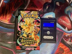VERY HEAVY! 22.55! Pokemon Ascended Heroes Booster Pack (SEALED) GOD PACKUUU! - Image 1