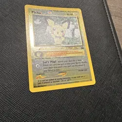 1999 POKEMON WIZARDS BLACK STAR PROMO #35 PICHU - Image 3