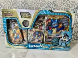 Pokemon - Pokemon TCG: Lucario VSTAR Premium Collection BRAND NEW - SEALED 820650851247 - Image 1