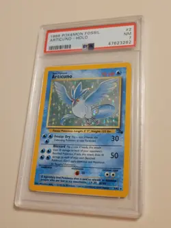 Articuno - Pokemon Fossil #2 - Holo - Near Mint PSA 7 - Image 1