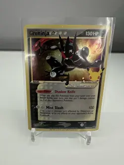 Pokemon Greninja Gold Star SWSH144 Black Star Promo - Image 1