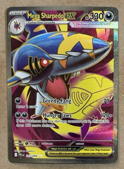 Mega Sharpedo Ex Holo Phantasmal Flames Ultra Rare 113/094 Pokemon TCG - Image 1