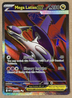 Mega Latias Ex Holo Mega Evolution Ultra Rare 163/132 Pokemon TCG - Image 1