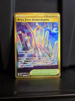 Area Zero Underdepths 174/142 Hyper Rare Gold Pokemon Stellar Crown NM - Image 2