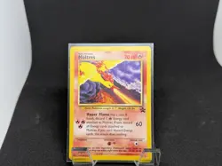 Pokemon Vintage WotC Promo Moltres #21 Black Star LP - Image 1